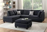 Milani Reversible Sectional with Ottoman