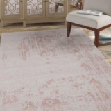 Faucett Handloom Beige/Rio Pink Area Rug