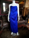 Amazing shiny blue strapless dressBrand: Alfredo AngeloSize: 18 WPrice: $200