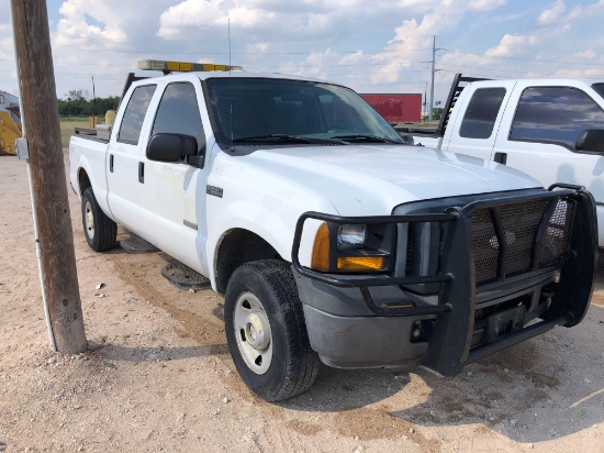 2007 Ford F-250 4x4 Pickup Truck, VIN # 1FTSW21P67EA02945