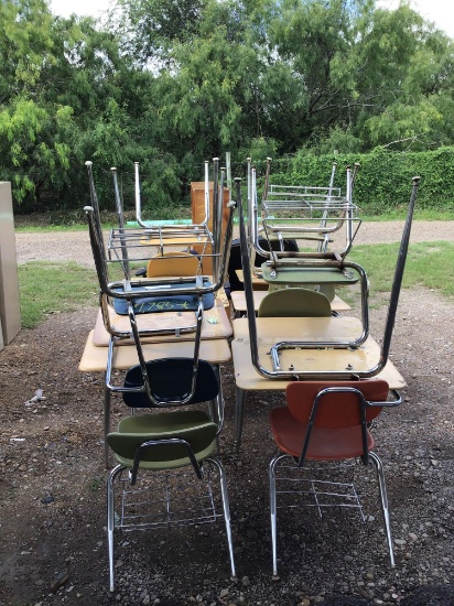 Group of Student Combo Chairs