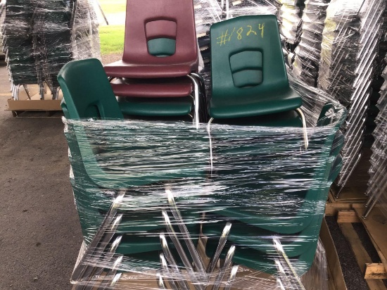 Pallet of 22 Student Chairs