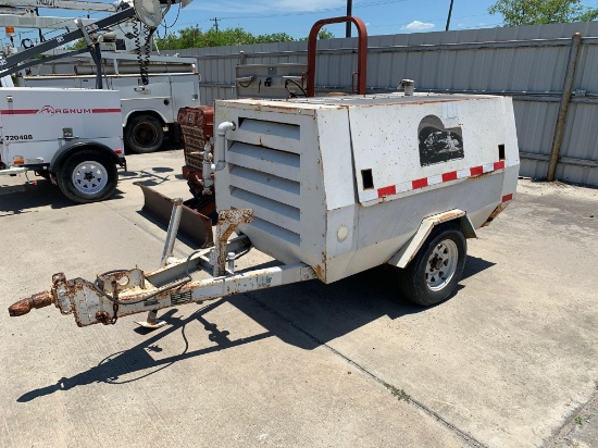 Quincy Industrial Compressor with 4 Cylinder Dsl. Motor