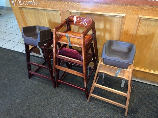 Group of High Chairs