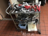 Cart w/Kitchen Utensils