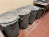 4-Rolling Garbage Cans