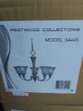 2-Westwood Collections 5 Light Chandelier...Model#34445???????MSRP:$297.00