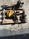 3 Chain Saws 1Gas Blower