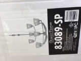 Nine Light Chandelier w/Fusion Glass Shades by Designer Fountain