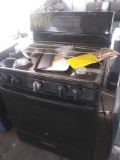 GE Black Gas Stove *MISSING PARTS*