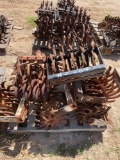 Pallet w/Cultivator Gangs 5-Spikes (9)