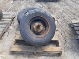 Pallet w/ 2-Implement Tires