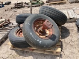 Pallet w/4-Implement Tires