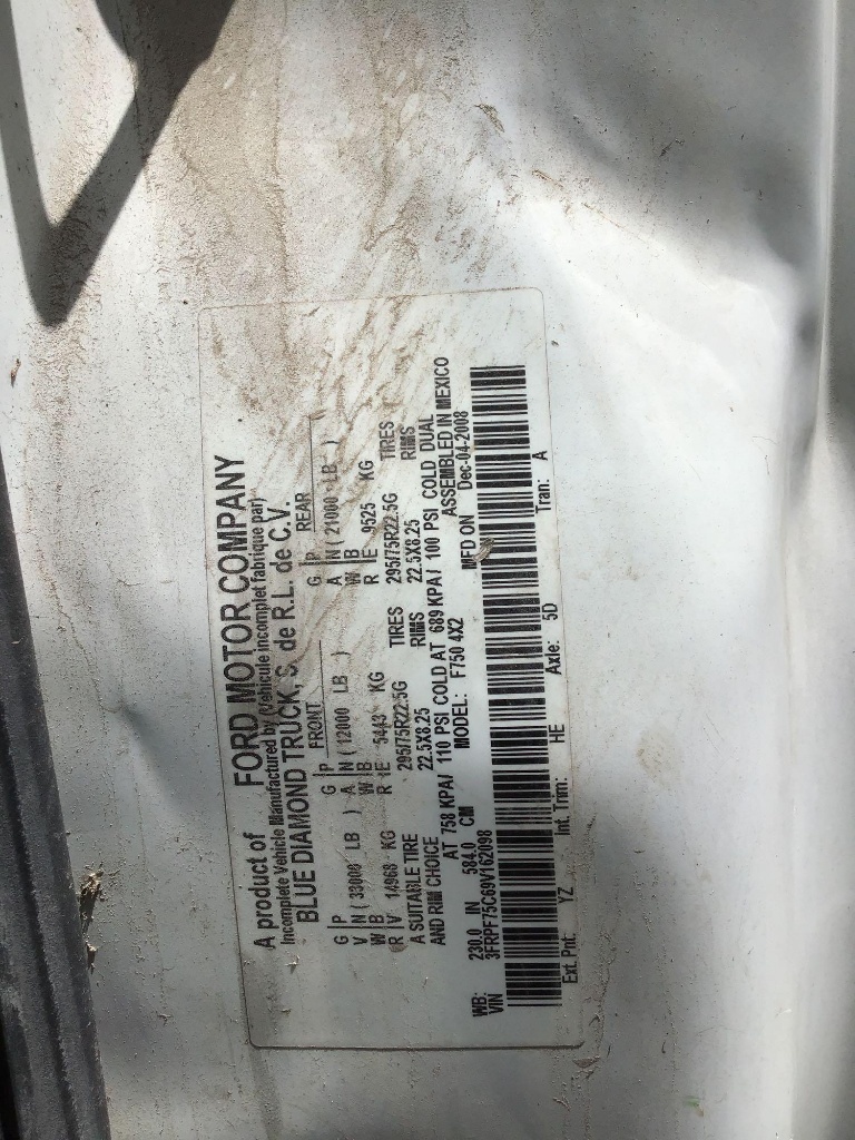 ford 758 truck on 2009 Ford F 750 Brush Truck Vin 3frpf75c69v162098 Commercial Trucks Service Utility Trucks Service Trucks Online Auctions Proxibid