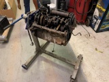 AC Delco 1/2 ton Engine Stand with Engine Block (Room 405)