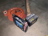 Battery Booster, Battery, Air Hose Reel (Room 215)