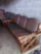 (2) 3-Seater Sofas w/Wood Frame