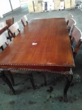 Wood Table w/6-Wood Chairs