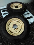 (2) Tractor Tires w/Rims ''7.50-16''
