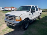 2000 Ford F-250 Pickup Truck, VIN # 1FTNW21F2YED73493