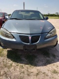 2006 Pontiac Grand Prix Passenger Car, VIN # 2G2WP552061145702