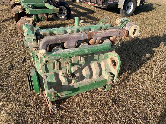 Complete Motor for JD 9600 Combine... (Not Running) w/Turbo