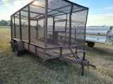 Cage trailer 2-axle