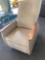 (1) Beige Recliner w/Wheels