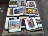 Pallet w/Print Picture Frames