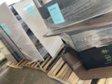 (3) Pallets w/Media Desks, Computer Tables, Horse shoe Table ''Pallet 205F,200F, 201F''