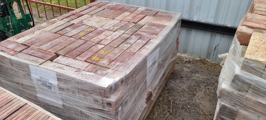 Pallet w/Decorative Bricks