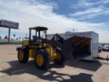 KOBELCO LK 450 WHEEL LOADER W/ BUCKET & 6' FORKS