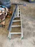 Ladder & Concrete Rake