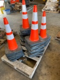 Pallet w/Safety Cones