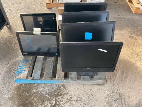 (4) Dell OptiPlex all in One Computer Model#9030, (2) Tex_Visions all in One Computers