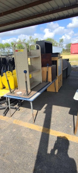Group of Tables, Cabinets, Carts