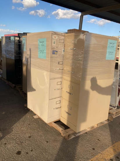 (2) Pallets w/(7) File Cabinets (pallet 118f,119f)
