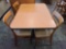 Dinning Table w/(3) Chairs 48''x34''