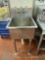 Stainless Steel Commercial Sink 21''x21'' & 12''Deep