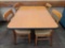 Dinning Table w/(4) Chairs (48''x34'')