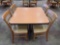 Dinning Table w/(4) Chairs (34''x34'')