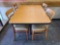 Dinning Table w/(4) Chairs (48''x34'')