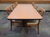 Dinning Table w/(6) Chairs 72'' x 34''