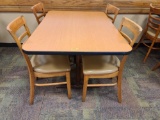 Dinning Table w/(4) Chairs 48''x34''
