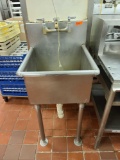 Stainless Steel Commercial Sink 21''x21'' & 12''Deep