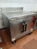 Single Vulcan Convection Gas Oven w/Stainless Steel Table Top (3ftx3ft)