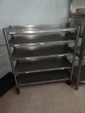 Heavy Duty Stainless Steel Commercial Kitchen Rack 52''H, 48''W, 18'' Deep...