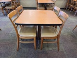 Dinning Table w/(4) Chairs (34''x34'')