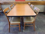 Dinning Table w/(6) Chairs (72''x34'')