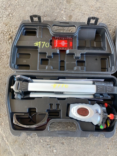 (2) Motorized Rotary Laser Level Kits